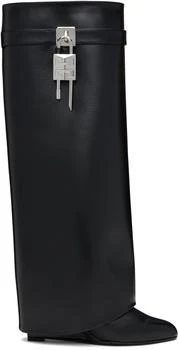 Givenchy | Black Shark Lock Tall Boots