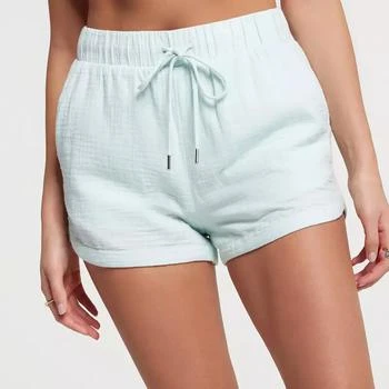 CALIA Women
s High Waisted Dolphin Cover Up Swim Short