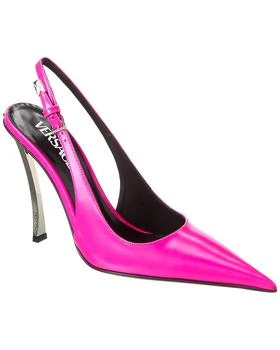 Versace | Pin-Point Leather Slingback Pump