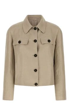 Brunello Cucinelli | Brunello Cucinelli Buttoned Shirt Blazer