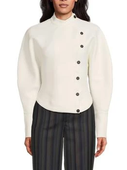Salvatore Ferragamo | Asymmetric Button-Front Sweater