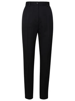 Dolce & Gabbana | Dolce & Gabbana High-Waist Gabardine Cigarette Pants