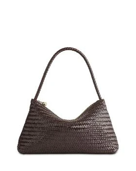 Madewell The Signature Woven Collection Large Leather Shoulder Bag