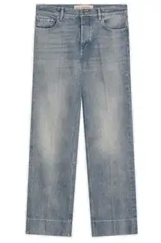 Valentino | Valentino Logo Patch Straight Leg Jeans
