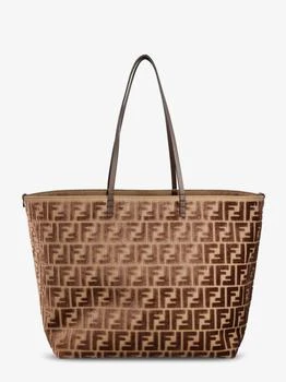 Fendi | Roll Large FF jacquard fabric shopping bag