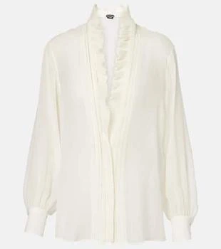 Tom Ford | Ruffled silk blouse