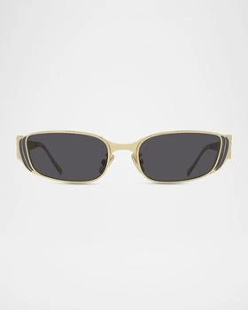 Givenchy | 4G Liquid Metal and Nylon Rectangle Sunglasses