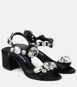Dolce
Gabbana | Keira 60 embellished satin sandals