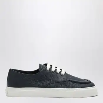 Prada | Blue Baltic hammered leather Sneakers