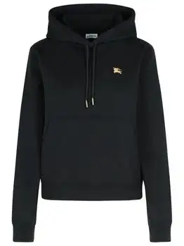 Burberry | Burberry Logo Embroidered Drawstring Hoodie