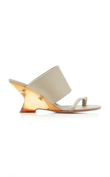 Dries Van Noten | Dries Van Noten Wide-Strap Leather Sandals - Moda Operandi