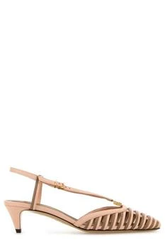 Fendi | Fendi FFold Low-Heeled Slingback Pumps