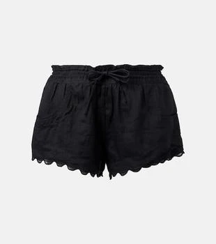 Isabel Marant | Lola broderie anglaise ramie shorts