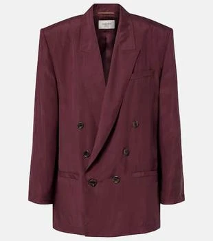 Yves Saint Laurent | Double-breasted silk blazer