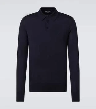 Dolce 
Gabbana | Silk polo shirt