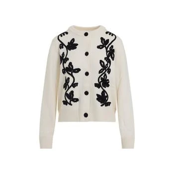 Jil Sander | Jil Sander Floral Embroidered Cardigan