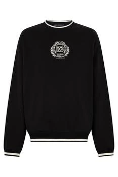 Dolce & Gabbana | Dolce & Gabbana Logo Embroidered Crewneck Sweatshirt
