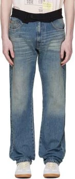 MM6 | Blue Replaced Waist Jeans