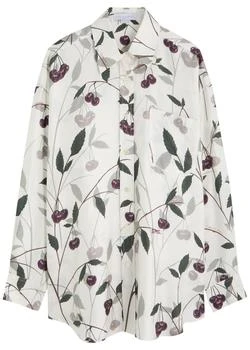 Stella McCartney | Cherry-print silk shirt