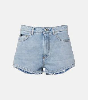Dolce 
Gabbana | Frayed denim shorts