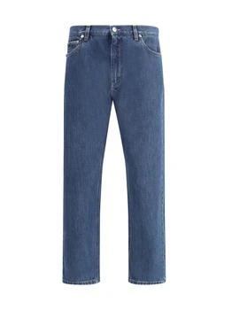 Dolce & Gabbana | Dolce & Gabbana Logo Plaque Straight Leg Jeans