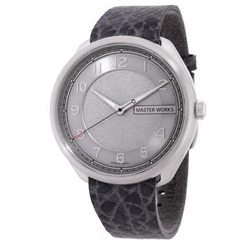 Master Works Open Box - Master Works Classic Quartz Silver Dial Men's Watch MW16SUEDGYG0