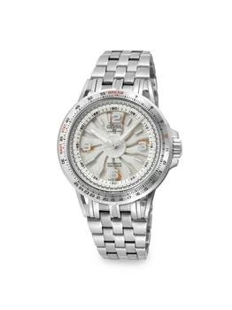 Gevril | ​Wind Master Stainless Steel Bracelet Watch/44MM