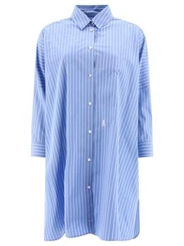 Jil Sander | Jil Sander Sunday Long Striped Poplin Shirt