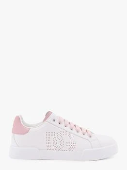 Dolce & Gabbana | Portofino low-top leather sneakers with lateral monogram