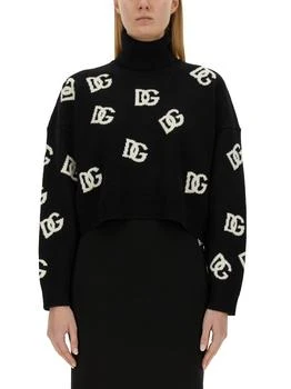 Dolce
Gabbana | Dolce
Gabbana All-Over Logo Intarsia Jumper