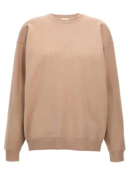 Yves Saint Laurent | Saint Laurent Logo Embroidered Crewneck Sweatshirt