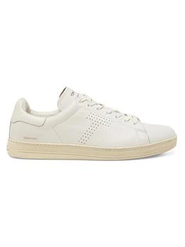 Tom Ford | Grain Leather Low-Top Sneakers
