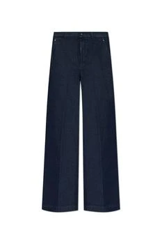 Moncler | Moncler High-Waisted Wide-Leg Jeans
