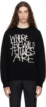 Sacai | Black 'Where The Wild Things Are' Wool Sweater