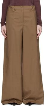 Brown Super Fine Mela Trousers