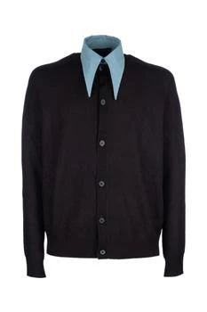 Prada | Prada Button-Down Collared Cardigan