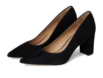 Lanette Suede Block-Heel Pumps