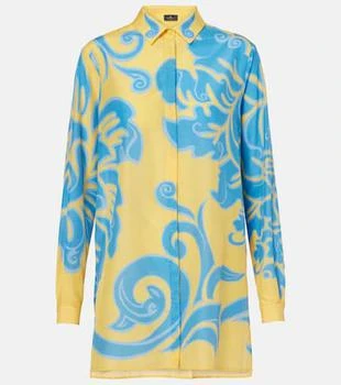 ETRO | Printed cotton and silk shirt