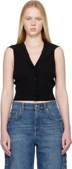 Stella McCartney | Black Hooded Sweater Vest