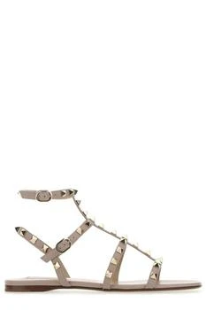 Valentino | Valentino Garavani Rockstud Open Toe Flat Sandals