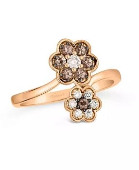 Le Vian | Chocolate Diamond® 
Vanilla Diamonds® Ring (3/8 ct. t.w.) in 14k Rose, Yellow or White Gold