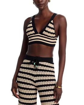 L
Agence Reverie Pointelle Knit Bra Top