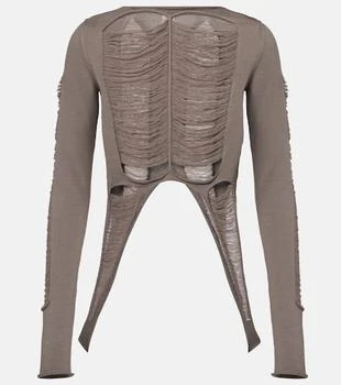 Rick Owens | Distressed wool top