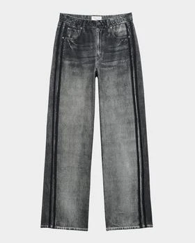 Miramar Cotton-Terry Wide-Leg Track Pants