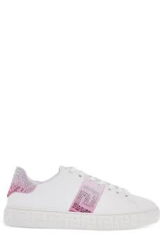 Versace | Versace Greca-Embellished Lace-Up Sneakers