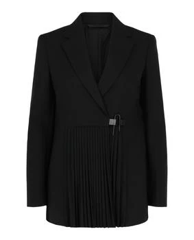 Givenchy | Accordion Pleated U-Lock Jacket