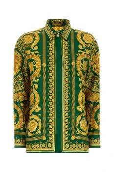 Versace | Versace Baroque Pattern Long Sleeved Shirt