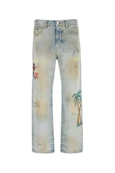 AMIRI | Amiri Embroidered Distressed Sinners Jeans