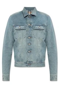 MM6 | MM6 Maison Margiela Cut-Out Denim Jacket