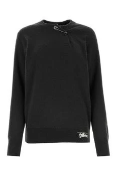 Burberry | Burberry EKD Safety Pin Detailed Knitted Jumper